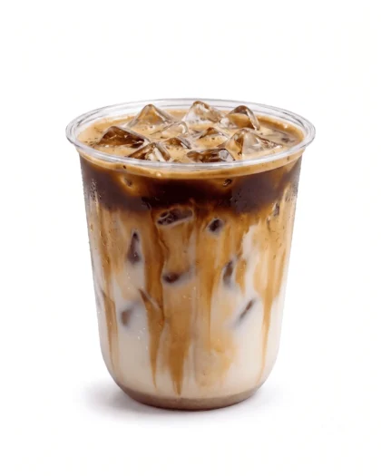 Salted Caramel Mocha Iced Latte